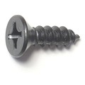 Midwest Fastener Sheet Metal Screw, #12 x 3/4 in, Black Steel Flat Head Phillips Drive, 12 PK 79461